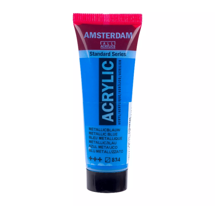 Farba 20ml Amsterdam 834 Metallic Blue