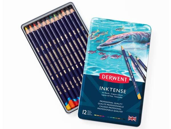 Kredki akwarelowe INKTENSE 12 Derwent