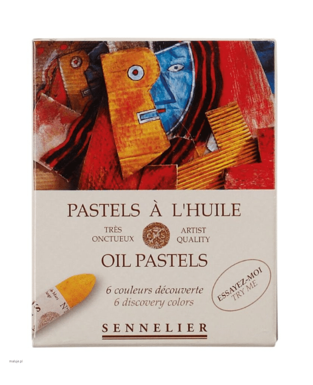 Komplet 6 pasteli Sennelier Oil Pastels