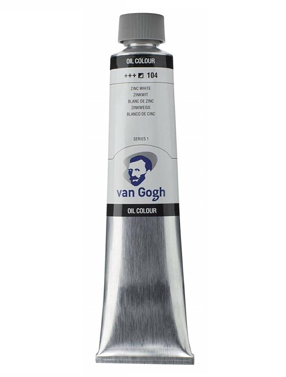 Farba olejna 200ml 104 Zinc White Van Go