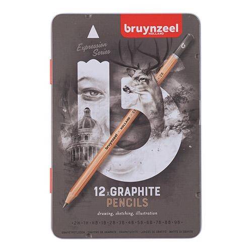 Zestaw .12 ołówków grafitowych Bruynzeel