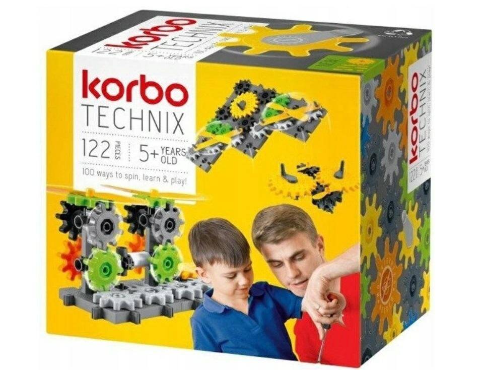 KLOCKI KORBO Technix 122 elementy