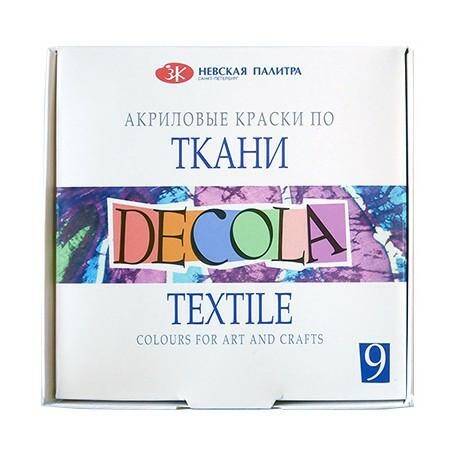 Farby do tkanin Decola Textile 9x20ml