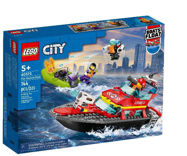Lego City 60373 Łódź strażacka