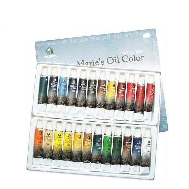 Farby olejne Marie`s 24 kolory