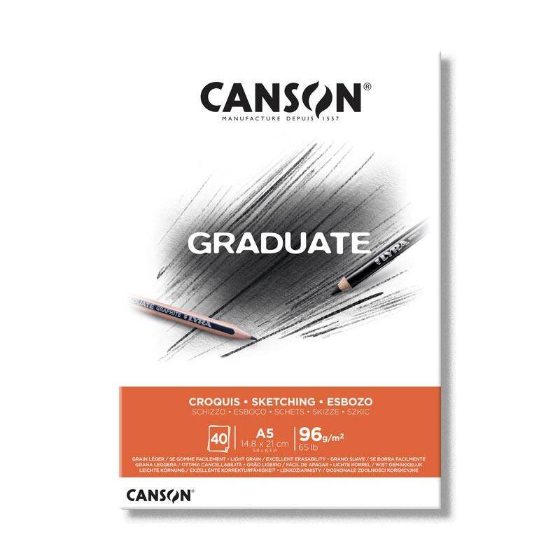 Blok szkicowy A5 96g 40k Graduate Canson