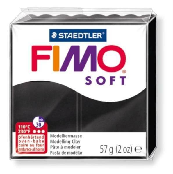Modelina FIMO Soft 57g, 9 czarny