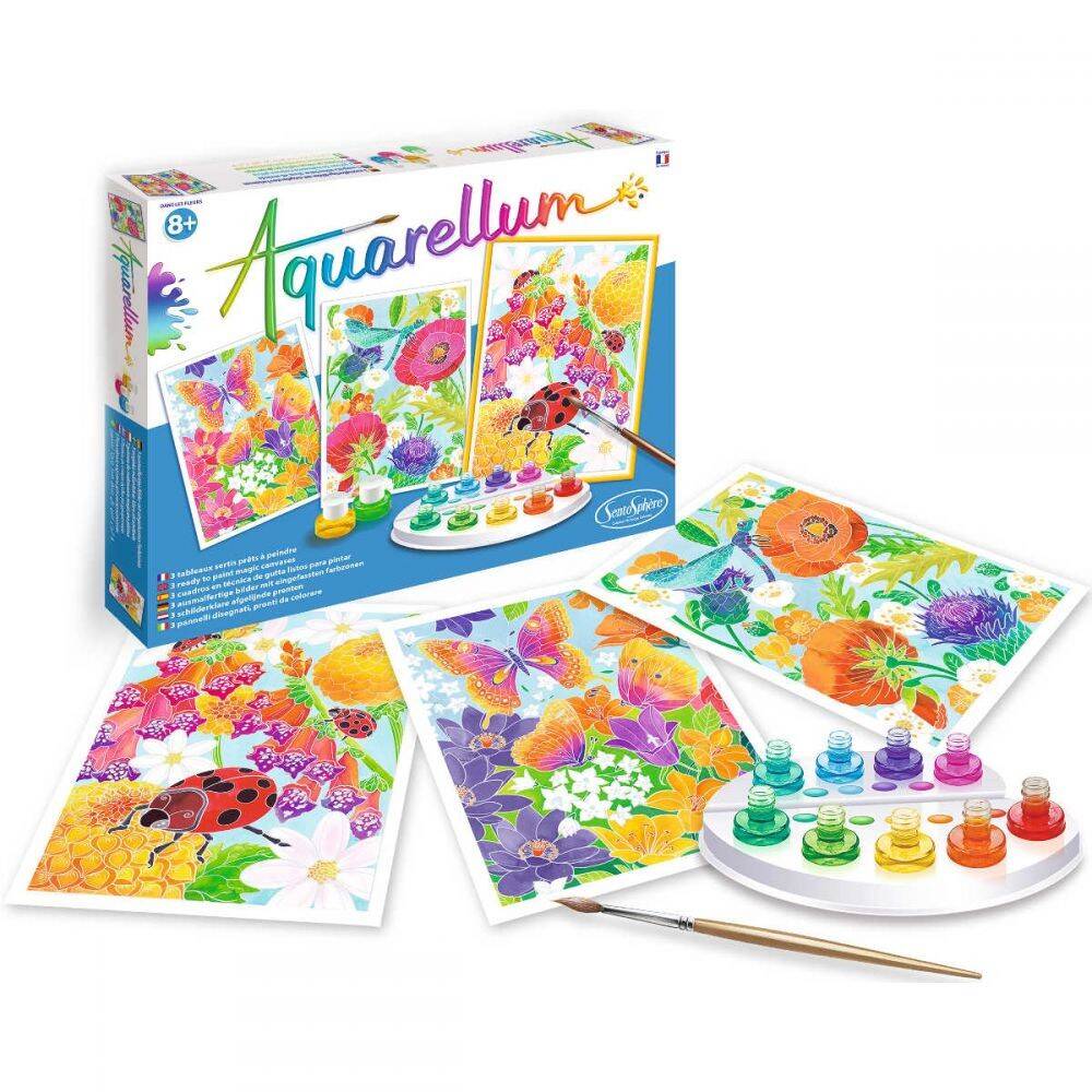 Aquarellum - Kwiaty Zestaw do malowania