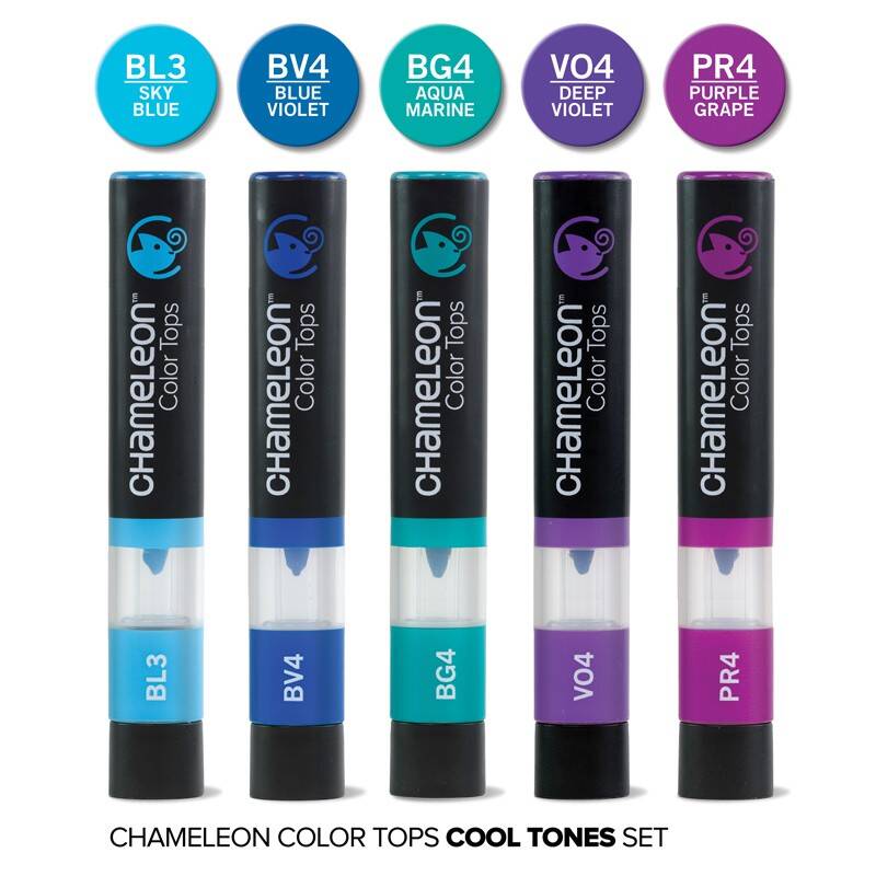 Nakładki Chameleon TOPS 5 COOL Colors