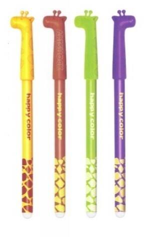 Długopis ścieralny Happy Color Żyrafy