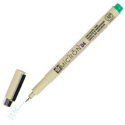 Cienkopis SAKURA Pigma MICRON 04 GREEN