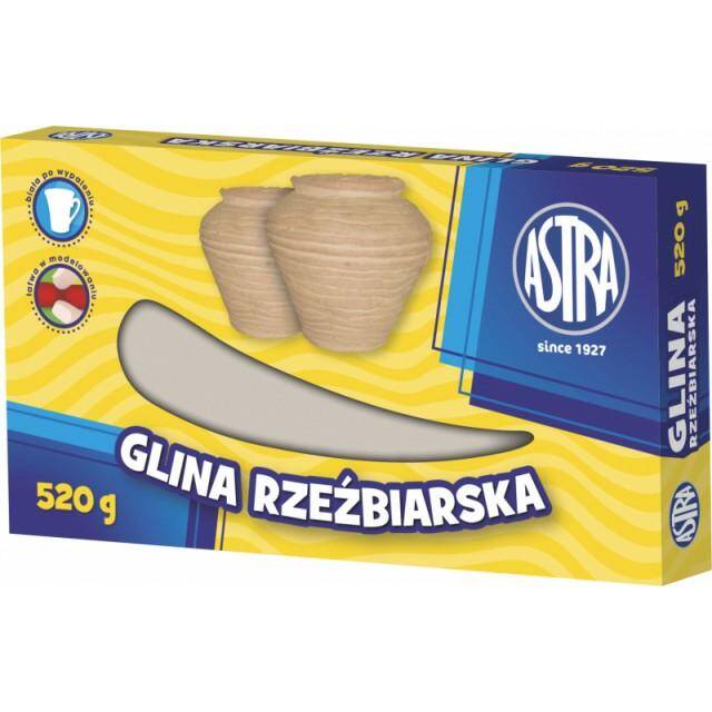 Glina rzeźbiarska 5kg do wypalania