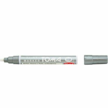 Marker olejny Medium 2.5 mm srebrny Toma