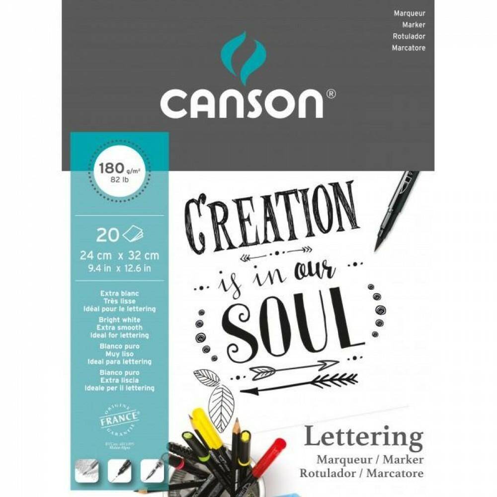 Blok Lettering Marker Canson 24x32cm 12k