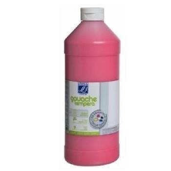 Farba tempera 1l Różowa Lefranc