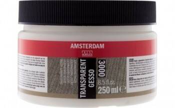 Gesso Bezbarwny Podkład 250ml Amsterdam