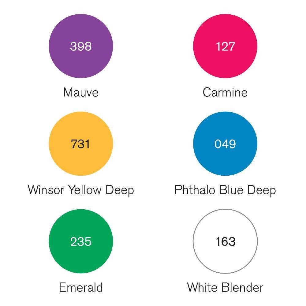 Zestaw Pigment W&N 6 kolorów Rich Tones (Zdjęcie 2)