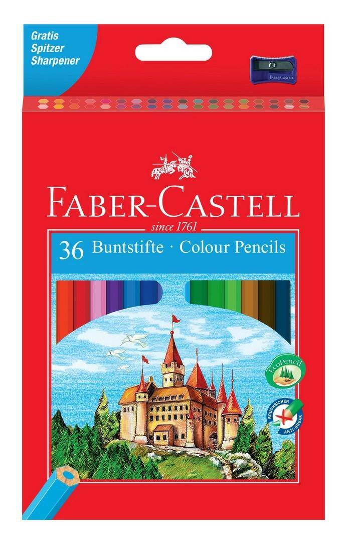 Kredki 36 kolorów  Zamek Faber-Castell