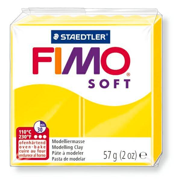 Modelina FIMO Soft 57g, 10 cytrynowy