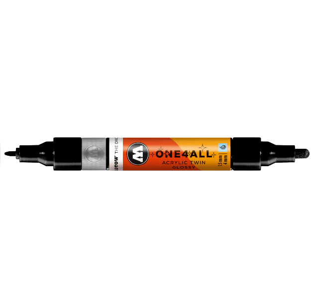Marker One4All Acrylic Twin Signal Black