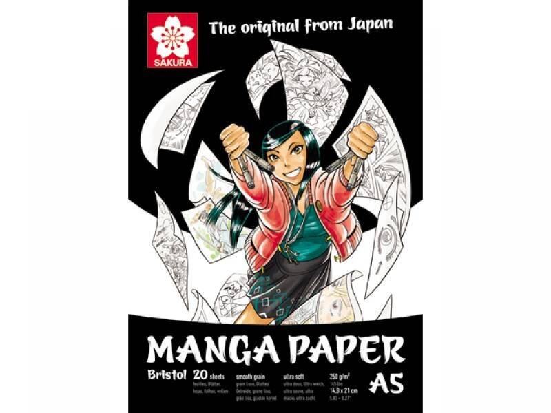 Blok Manga Paper A5 250g Sakura.