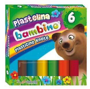 Plastelina 6kol. Bambino 727