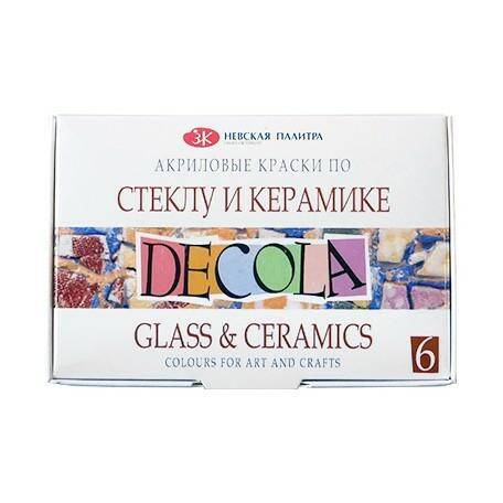 Farby do szkła i ceramiki Decola 6x20ml