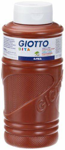 Farba do malowania palcami Brązowa 750ml