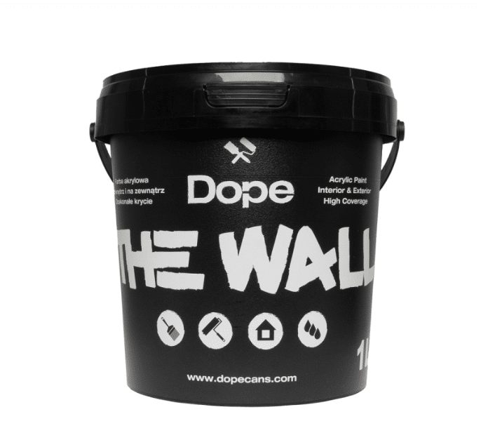 Farba akrylowa Dope the Wall Czarna 5L