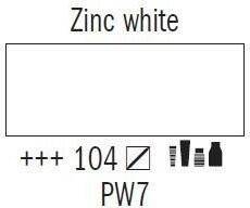 Amsterdam Acrylic Zinc White 120ml (Zdjęcie 2)