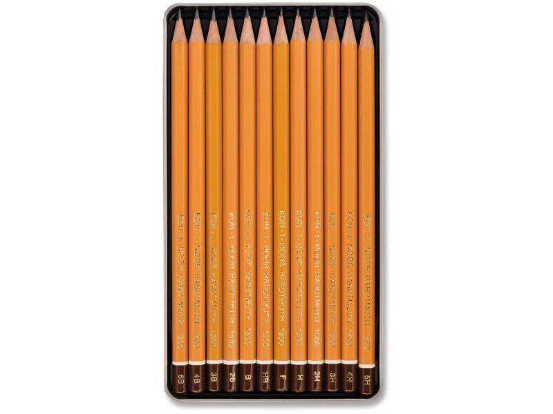 Zestaw ołówków 5B-5H Koh-i-noor 1500/III (Zdjęcie 5)