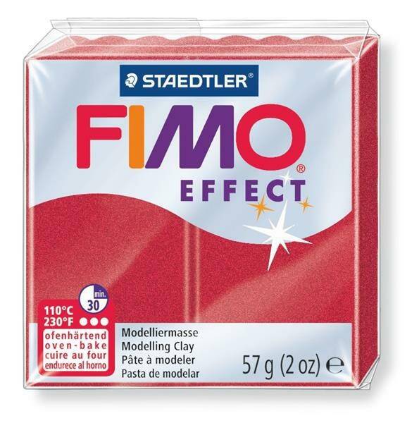 Modelina FIMO Effect 57g, 28 czerwony