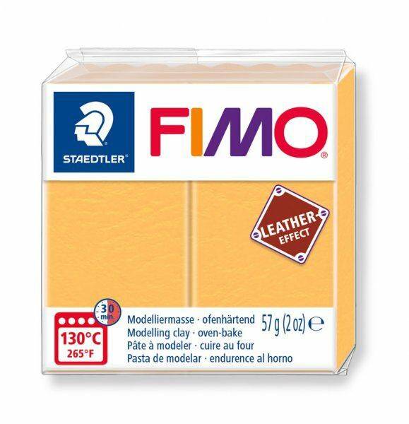 Modelina FIMO efekt skóry 57g, 109 żółty