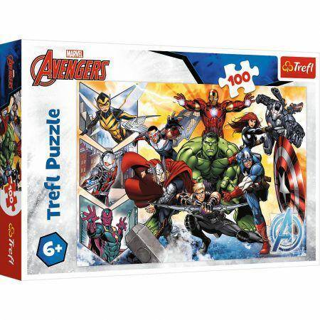 Puzzle 100 el. Siła Avengersów, Trefl