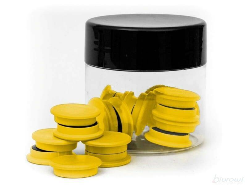 Magnes 20mm standard  żółty TRES