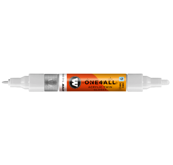 Marker One4All Acrylic Twin Signal White