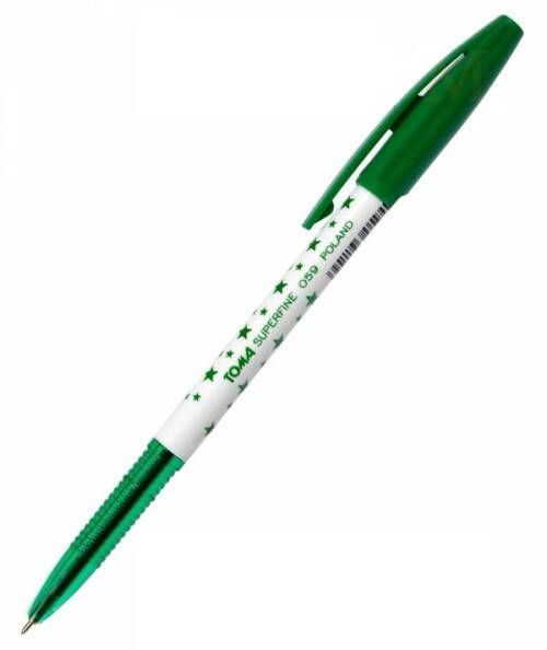 Długopis gwiazdki. 059 zielony, Toma.
