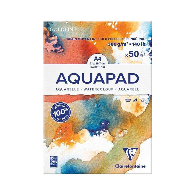 Blok akwarelowy GOLDLINE AQUAPAD A4 300g