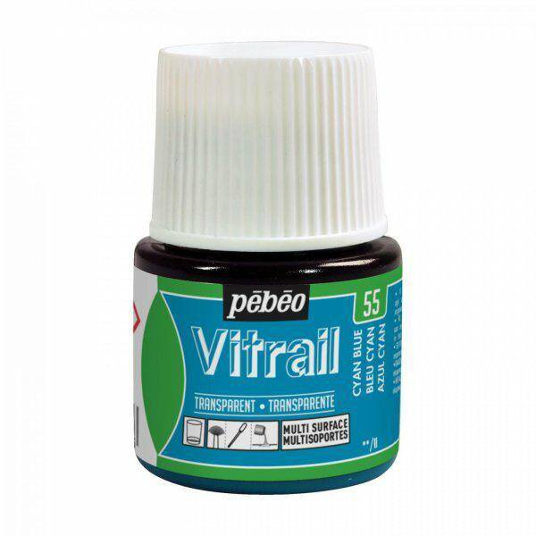 Farba Pebeo Vitrail - 55 Cyan Blue 45 ml