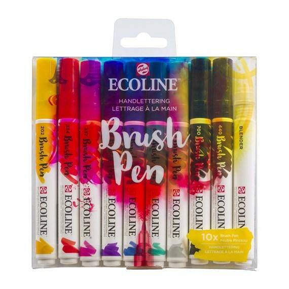 Ecoline BRUSHPEN Set 10 Handlettering