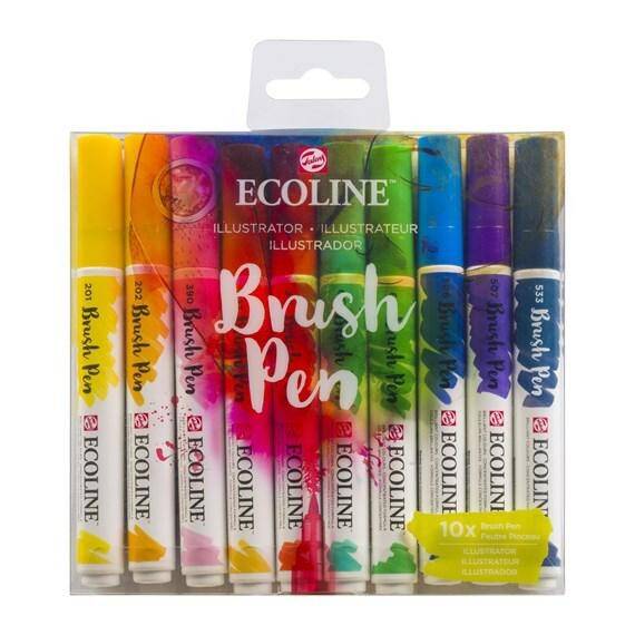 Ecoline BRUSHPEN Set 10 Illustrator