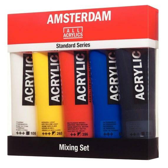 Zestaw Amsterdam Acrylic 5x120ml Mixing