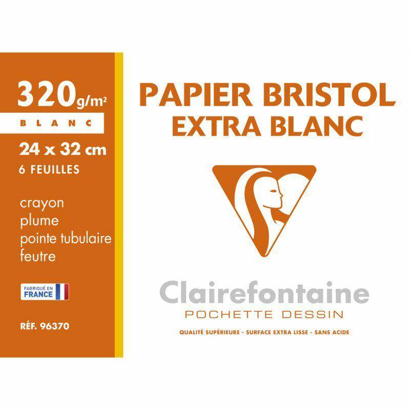 Bristol CLAIREFONTAINE 320g 24x32cm