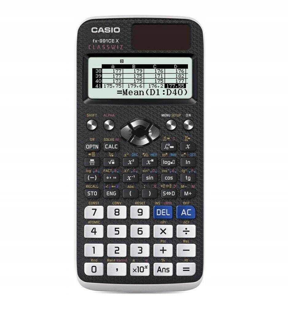 Kalkulator naukowy FX-991CEX, Casio