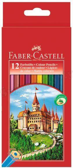 Kredki 12 kolorów  Zamek Faber-Castell