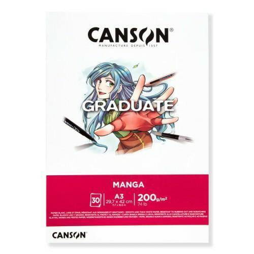 Blok A3 200g 50k Graduate Manga Canson