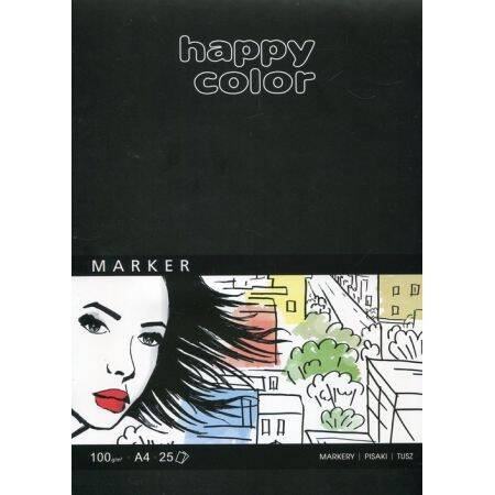 Blok do markerów A4 25k 100g Happy Color