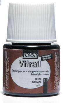 Farba witrażowa Pebeo Vitrail - 11 Brown