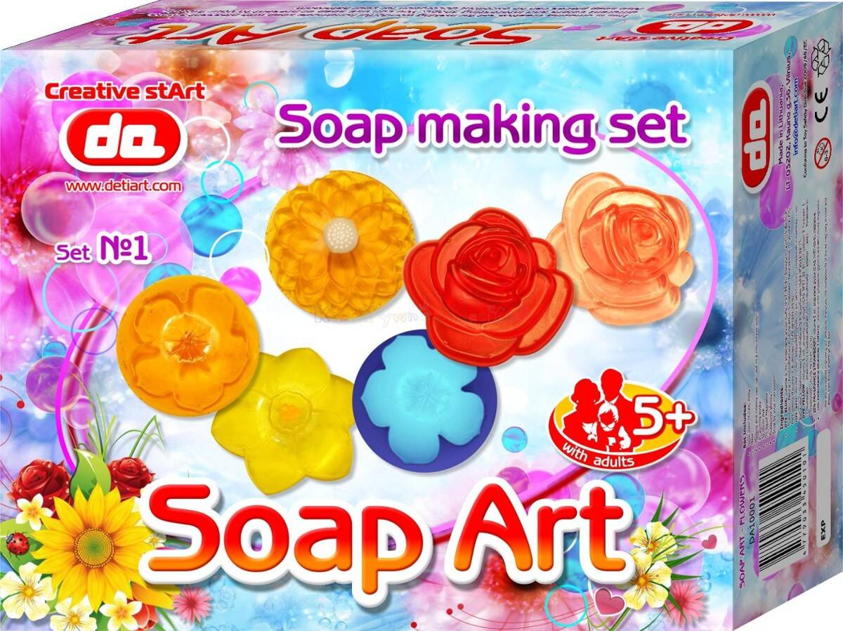 Zestaw do tworzenia mydła - Kwiatki