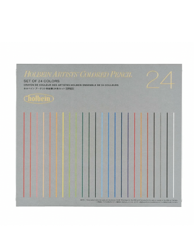 Kredki HOLBEIN 24 kolorów Basic Tones
